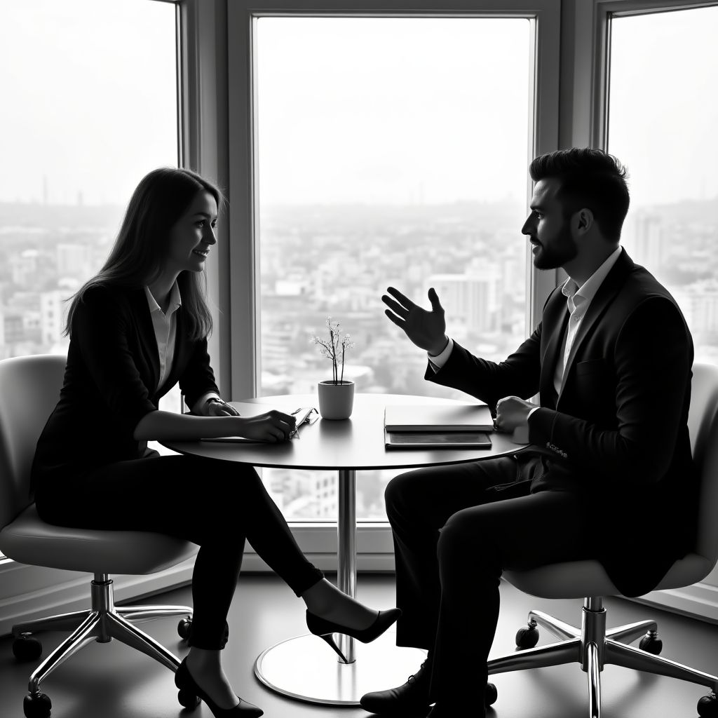 Executive coaching session in Istanbul office