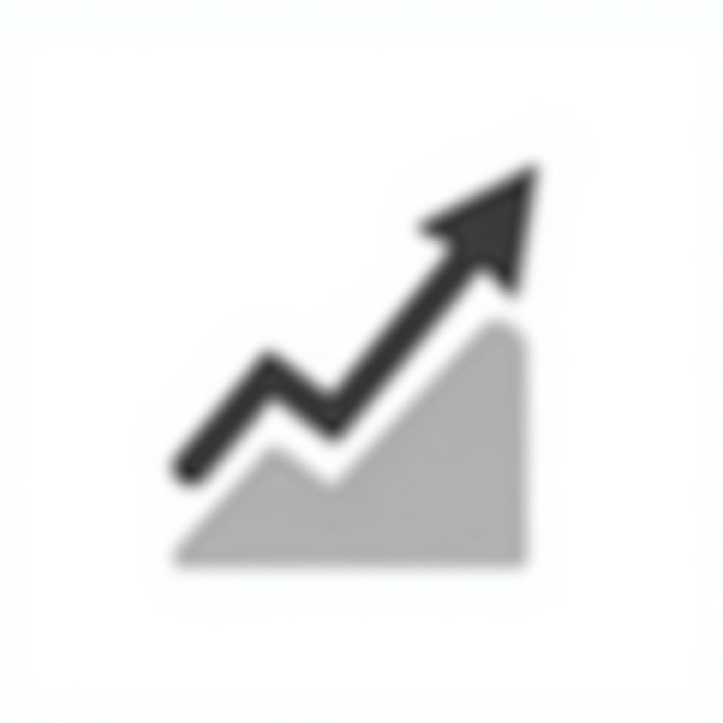 Business growth icon